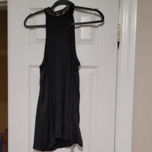 torrid Black Beaded Halter Tank Top